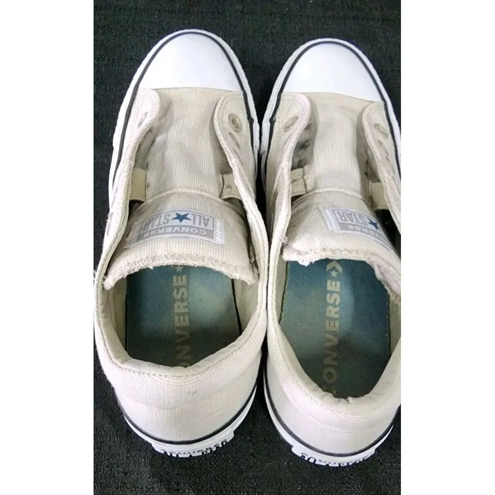 Converse Shoes Womens 7 Madison Cap Toe All Stars Sneakers Khaki‎ Low Top
